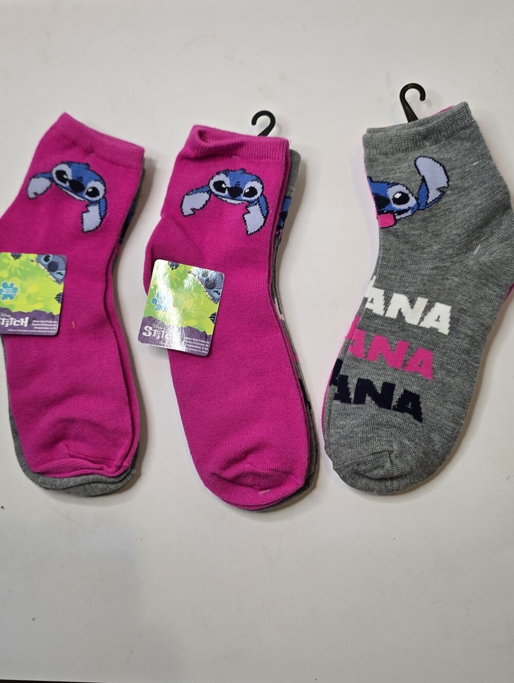 Stitch Quarter Crew Socks